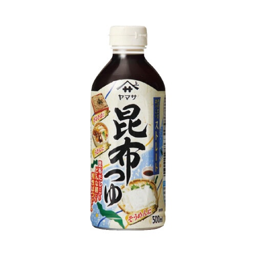 醤油 昆布つゆ ストレート 500ml x12