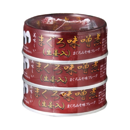 美味しいまぐろ 味噌煮生姜入 70gX3缶 x12