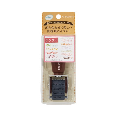 回転デコレーションスタンプmini フラワー