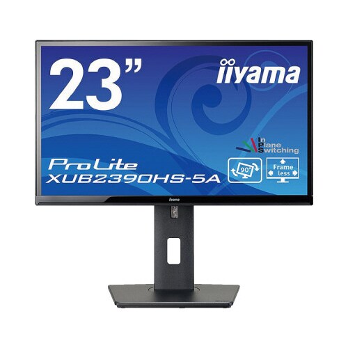 23型液晶ディスプレイ 昇降/回転機能付き