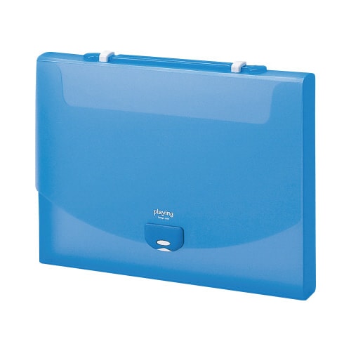 プレイング 2ウェイケース A4 ブルー