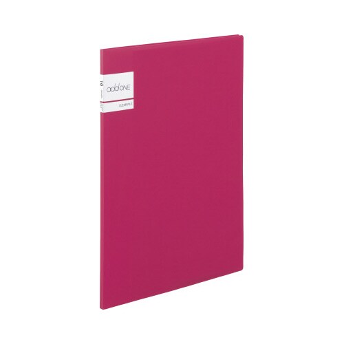 クリヤーファイル A4−S 10ポケット ピンク