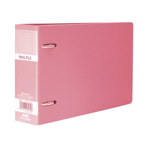 ロックリングファイル B6−E ピンク
