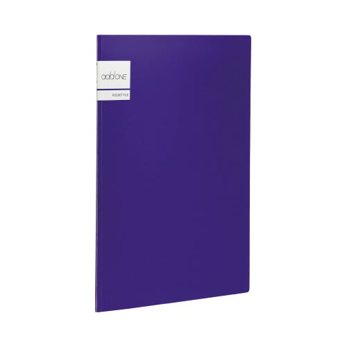 ポケットファイル A4 5ポケット パープル