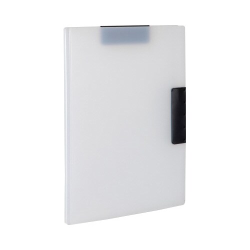 ダブルクリップファイルA4〈マグネプラス〉クリア