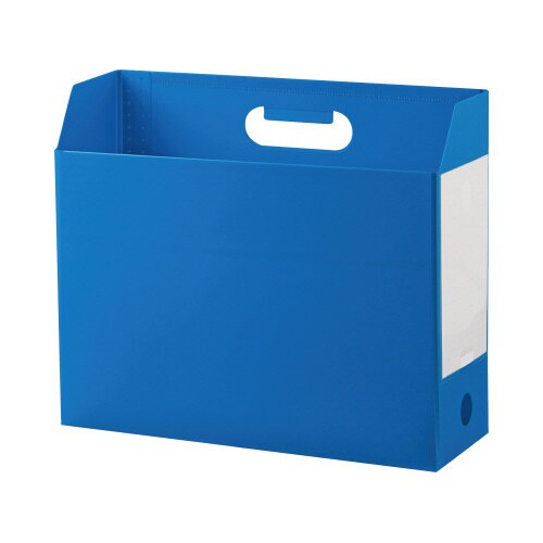 ボックスファイル A4ヨコ ブルー