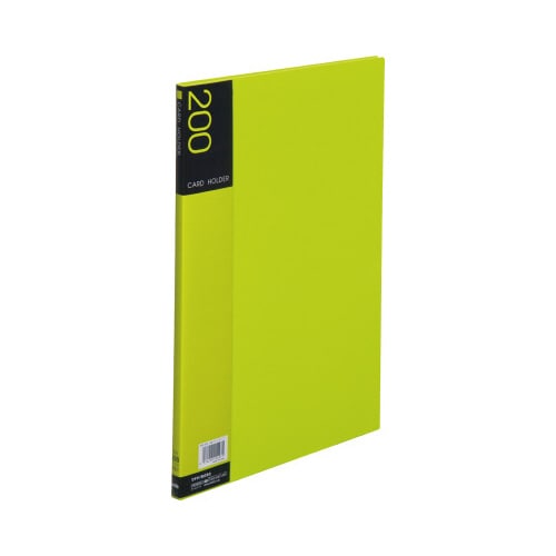 名刺ホルダー(溶着式) 200名 ライトグリーン