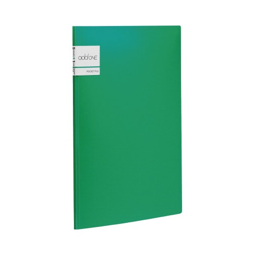 ポケットファイル A4 5ポケット グリーン