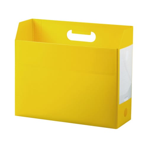 ボックスファイル A4ヨコ イエロー