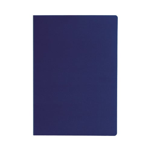 クリップファイル<ダブル>発泡美人 A4 Nブルー