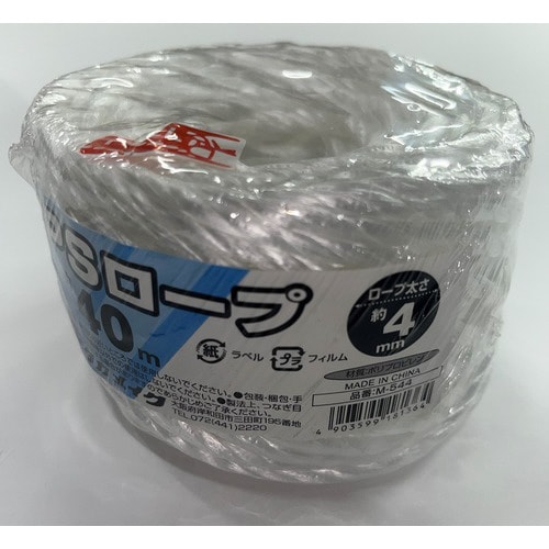 PSロープ白M−544 4×40 40個