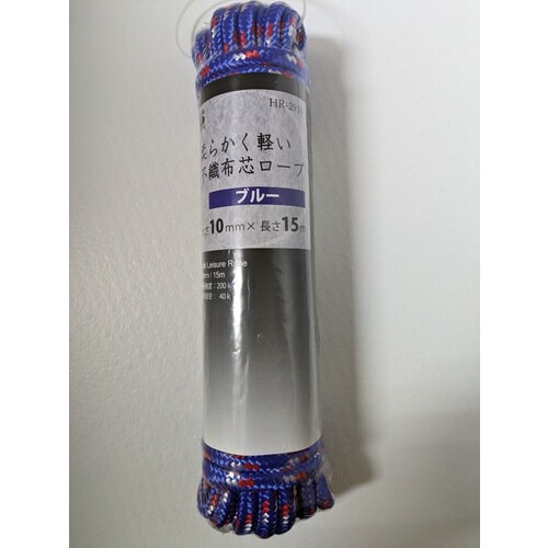 不織布マルチロープ青10×15m 10個