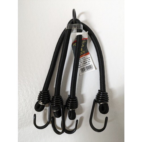 クロスバンジー丸ゴム黒10×30 10個