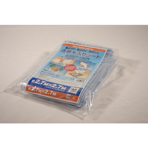 透明糸入りシート2.7X2.7M 1個