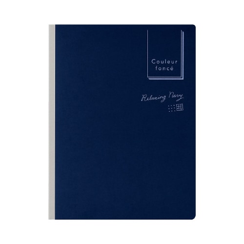 クルールフォンセ付箋 ドット・方眼 ネイビー10冊