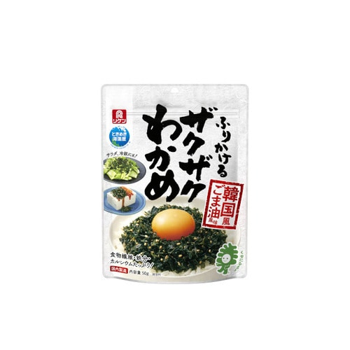 ふりかけるザクザクわかめ韓国ごま油 50g x12