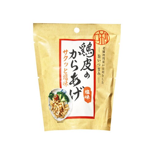 目利きした旨いつまみ鶏皮のからあげ塩味25gx12