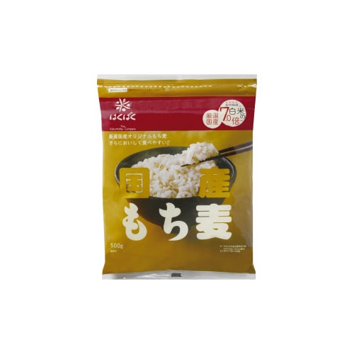 国産もち麦 500g x6
