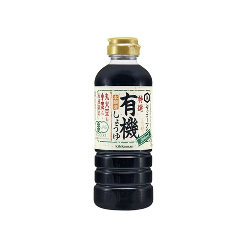 特選有機しょうゆ ペット 500ml x12