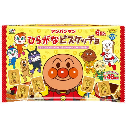 アンパンマンひらがなビスケッチョ 108g x12
