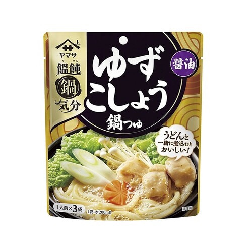 饂飩鍋気分ゆずこしょう鍋汁醤油3食 138gx24