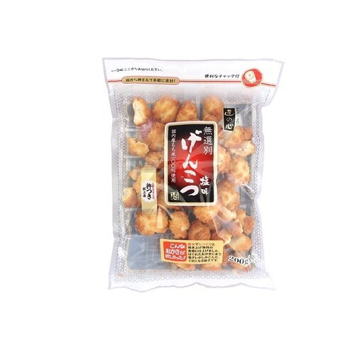 無選別 げんこつ塩味 200g x6