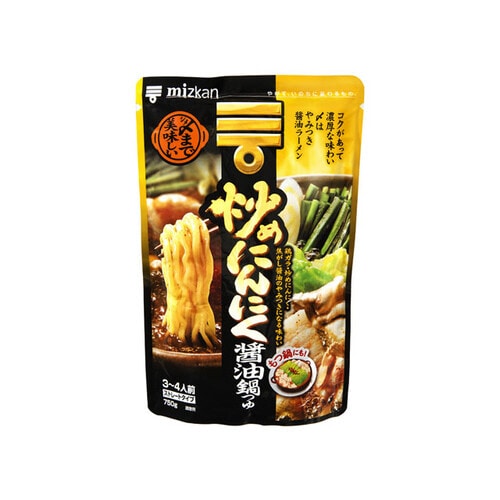 〆まで美味しい炒めにんにく醤油鍋つゆ750gx12