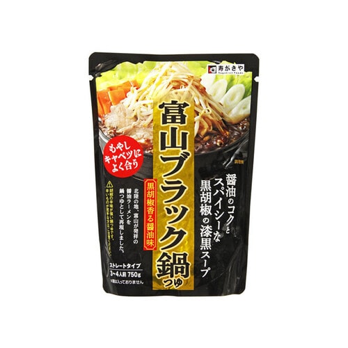 寿がきや 富山ブラック鍋つゆ 750g x10