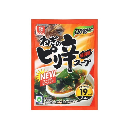 わかめスープねぎのピリ辛スープ 3袋 x10