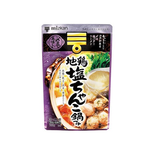 ミツカン美味しい地鶏塩ちゃんこ鍋つゆ750gx12