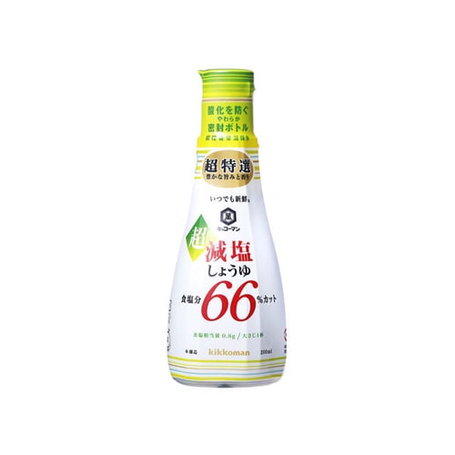 新鮮 超減塩 食塩分66%カット 200ml x6