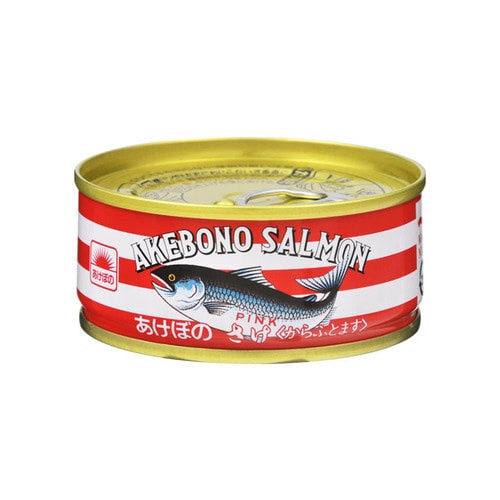 あけぼの 鮭水煮 EO缶 F3号缶 x12