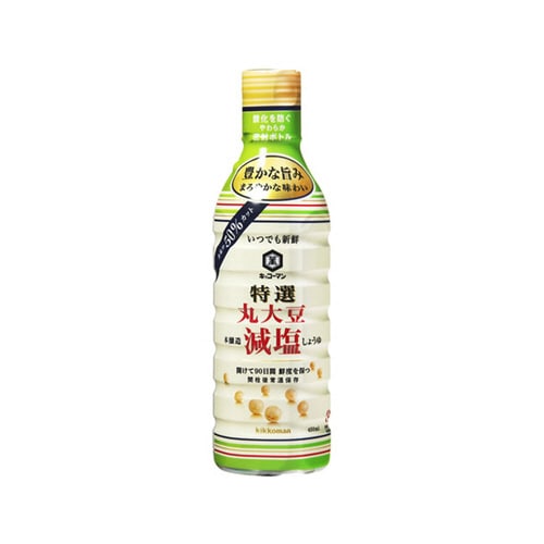 新鮮特選丸大豆減塩しょうゆ 450ml x12