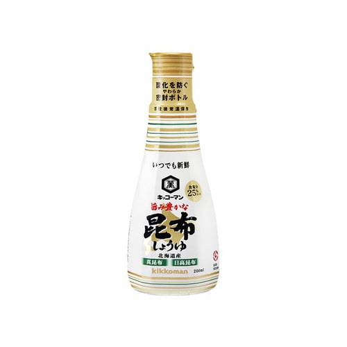 旨み豊かな 昆布しょうゆ 200ml x6
