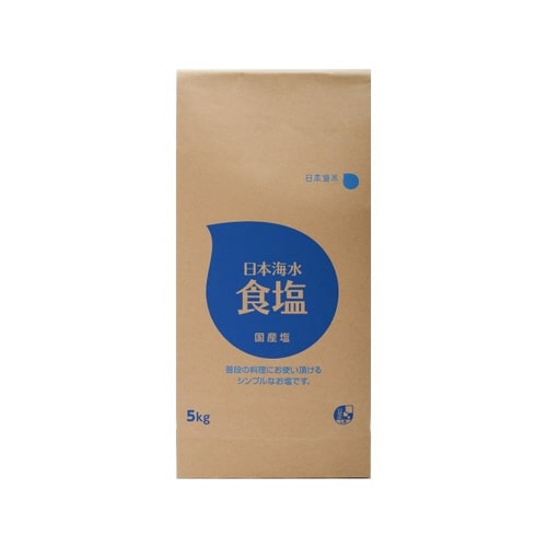 日本海水 食塩 5Kg x4