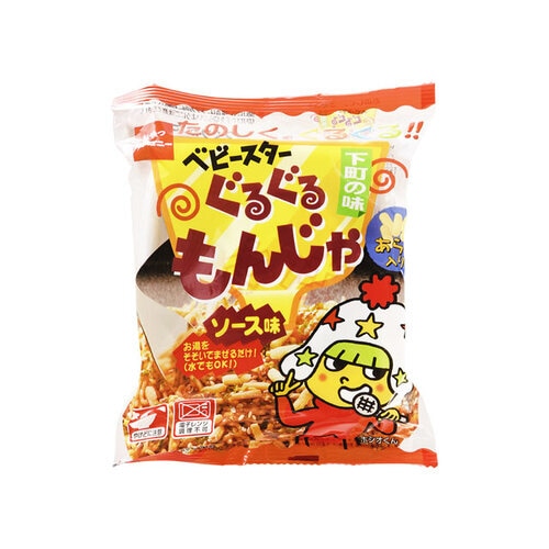 ベビースターぐるぐるもんじゃソース味36gx12