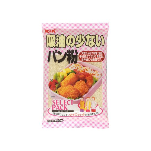 K&K 吸油の少ないパン粉 180g x10