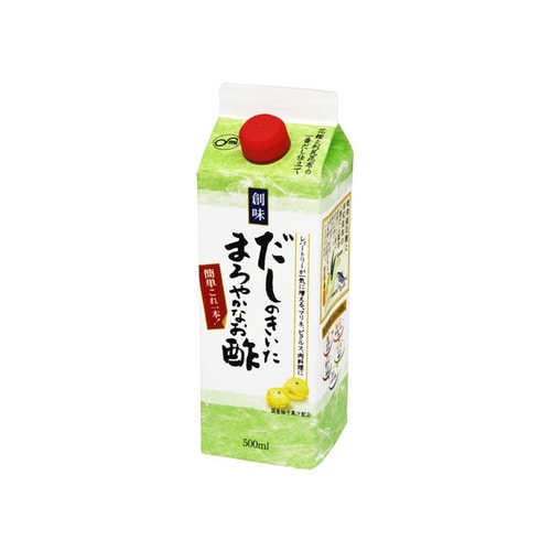 創味 だしのきいたまろやかなお酢 500ml x6