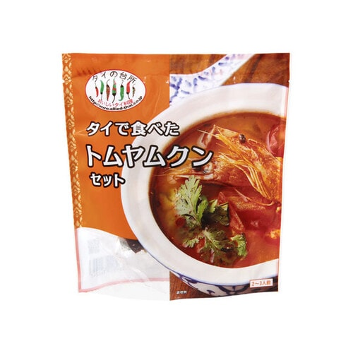 タイの台所タイで食べたトムヤムクンセット89gx6