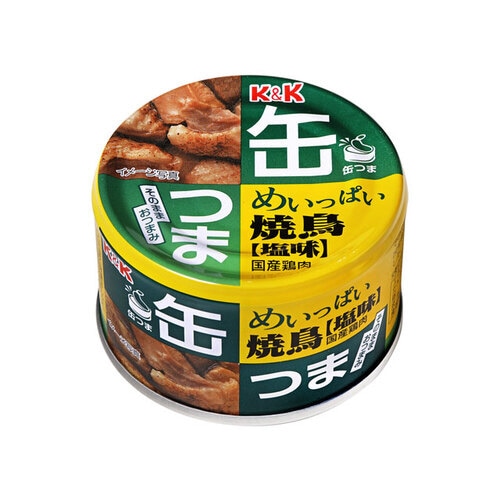 缶つま めいっぱい焼鳥 塩味 135g x12