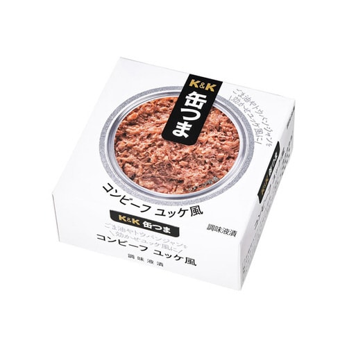 K&K 缶つま コンビーフ ユッケ風 80g x6