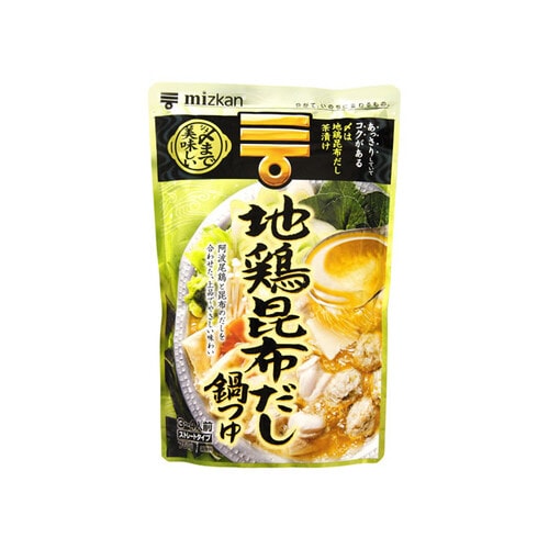 〆まで地鶏昆布だし鍋つゆストレート750mlx12