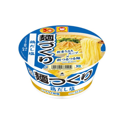 マルちゃん 麺づくり 鶏だし塩 87g x12