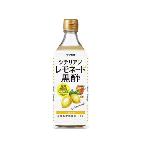 砂糖無添加シチリアレモネード黒酢500mlx6