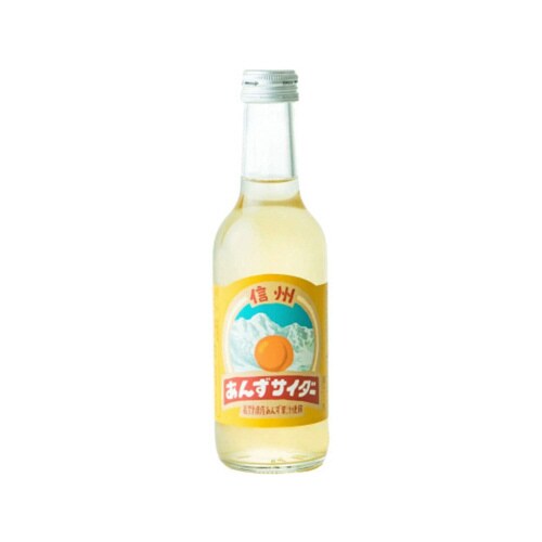 信州 杏サイダー 瓶 245ml x24
