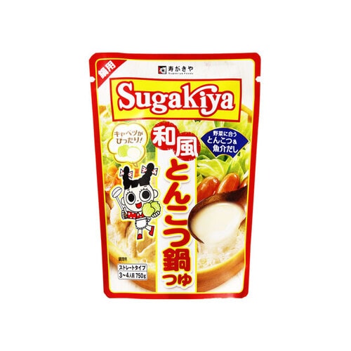 寿がきや 和風とんこつ鍋つゆ 750g x10