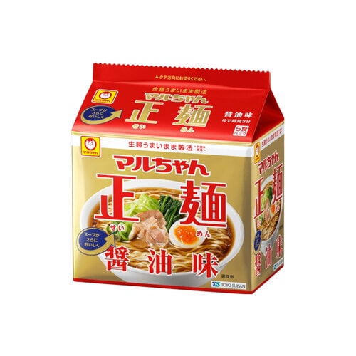 マルちゃん正麺醤油味5食パック105gX5x6