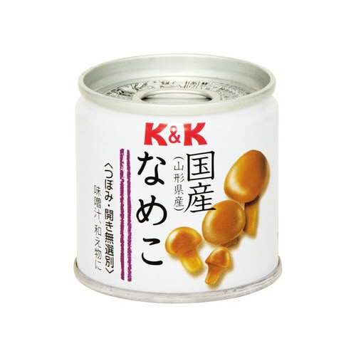 K&K 国産 なめこ 水煮 80g x6