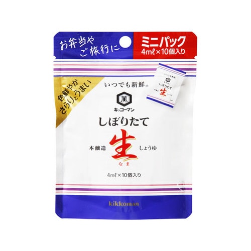 新鮮 しぼりたて生しょうゆ 4mlX10 x12