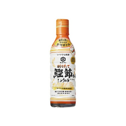 削りたて鰹節香るしょうゆ 450ml x12